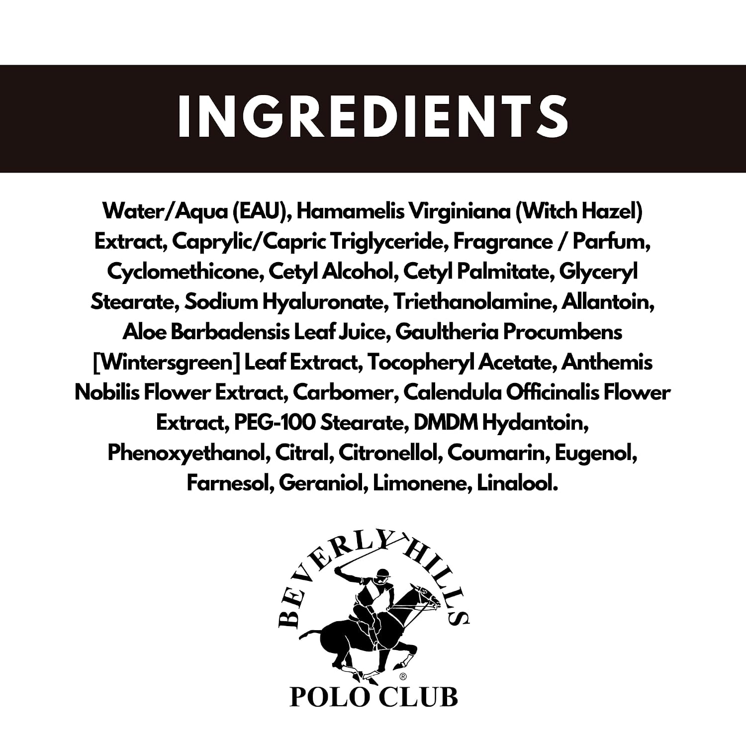 Beverly Hills Polo Club Classic Soothing After Shave for Men | Authentic Musk & Woody Scent | Calms & Refreshes Skin, Long-Lasting | 5oz Travel Size