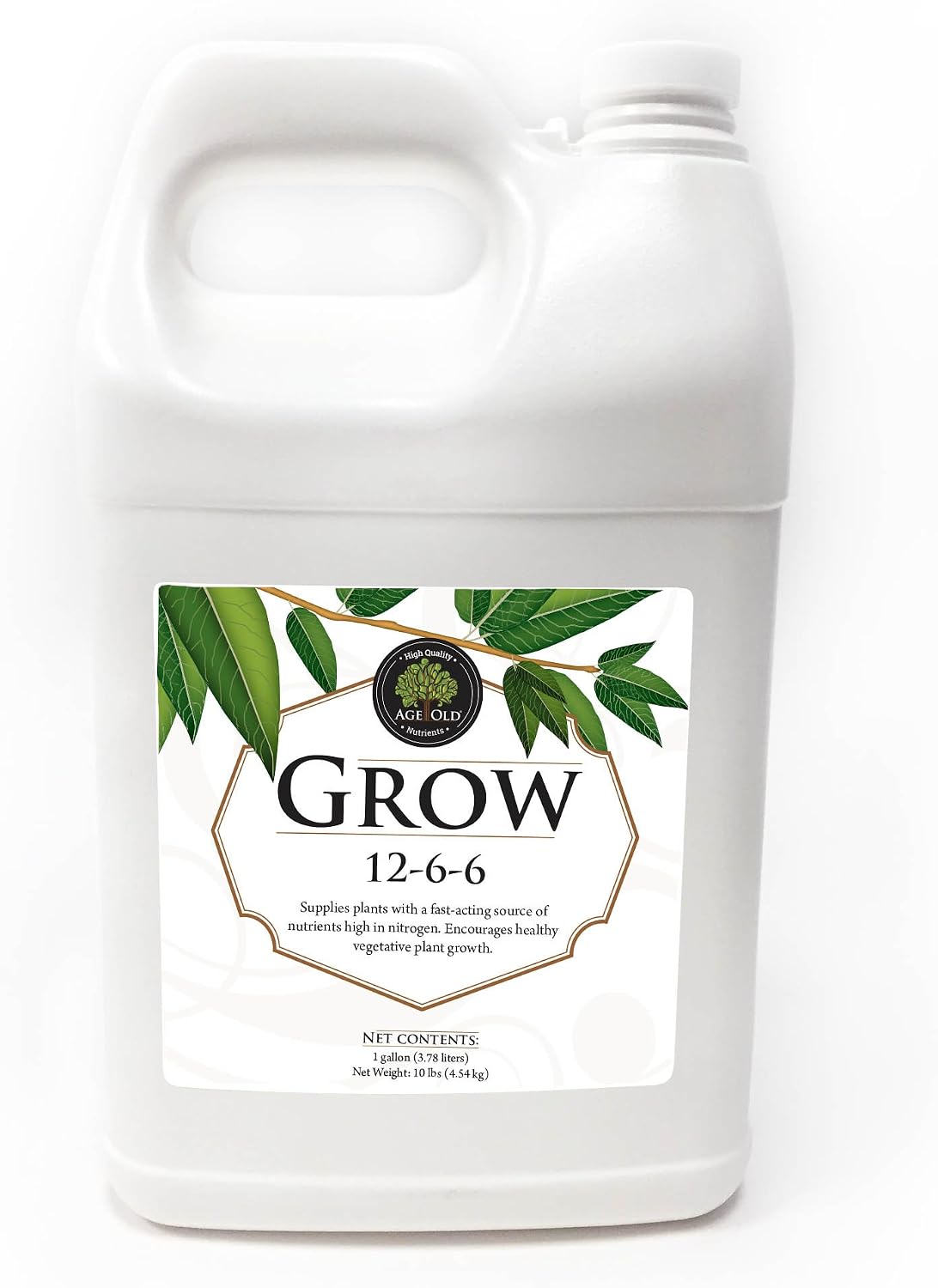Grow Natural Based Liquid Fertilizer, 32-Ounce