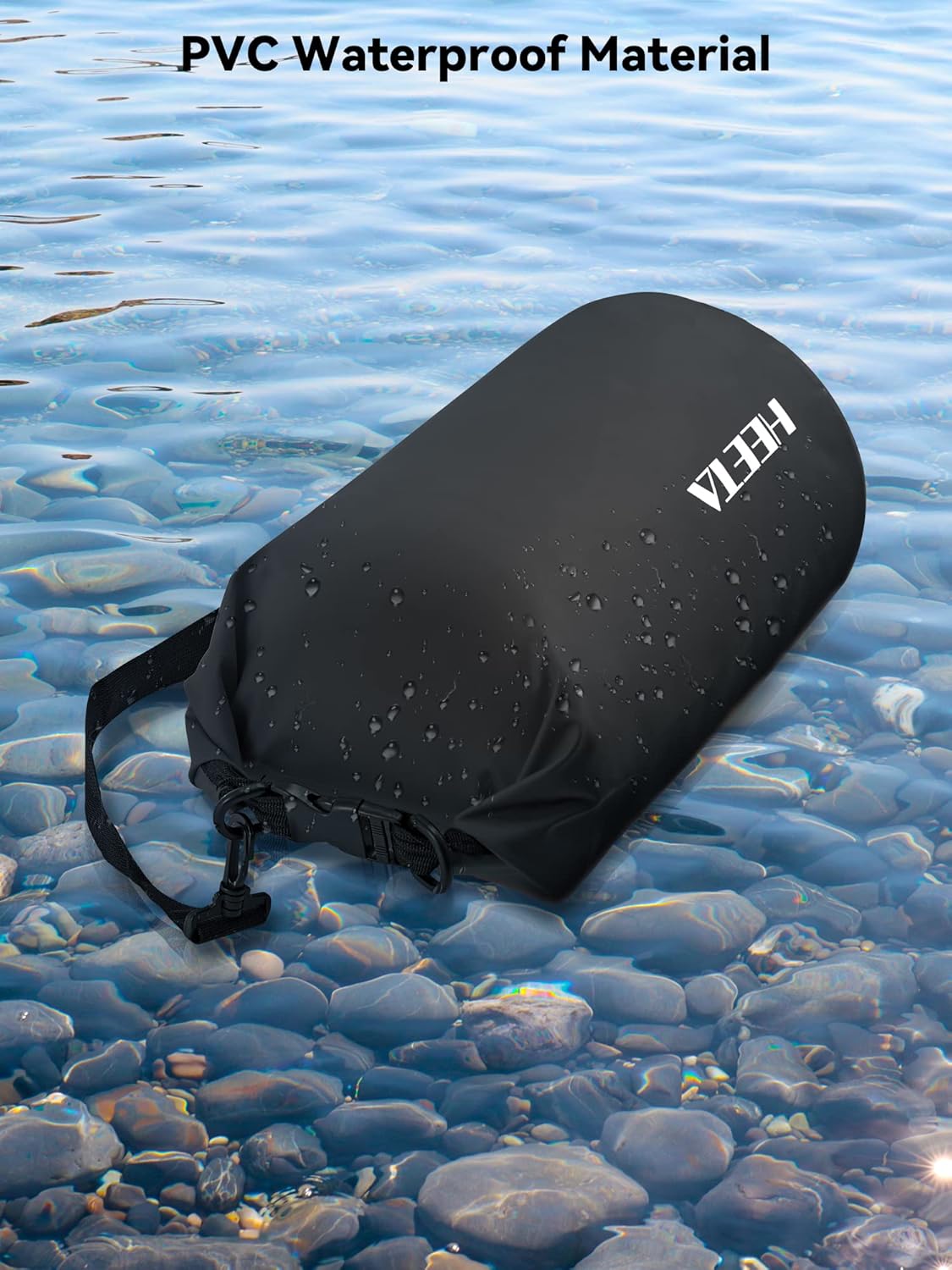 HEETA Waterproof Dry Bag Backpack with Emergency Whistle 5L/10L/20L/30L/40L