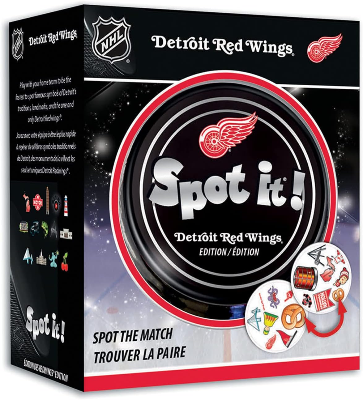 Masterpieces NHL Unisex-Teen Spot It! Card Game