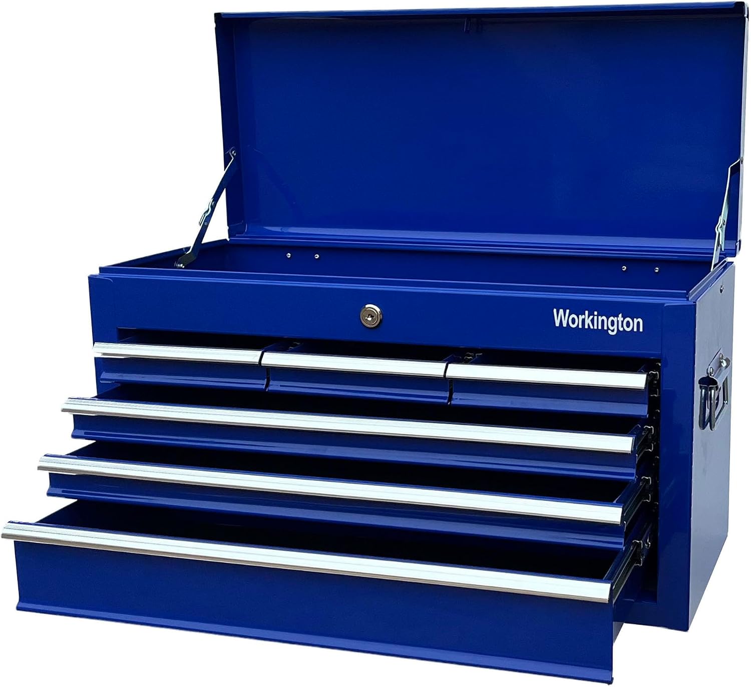 Workington Portable Metal Tool Chest with 6 Drawers, 24" 6-Drawer Tool Chest Cabinet with Ball Bearing Drawer Slides