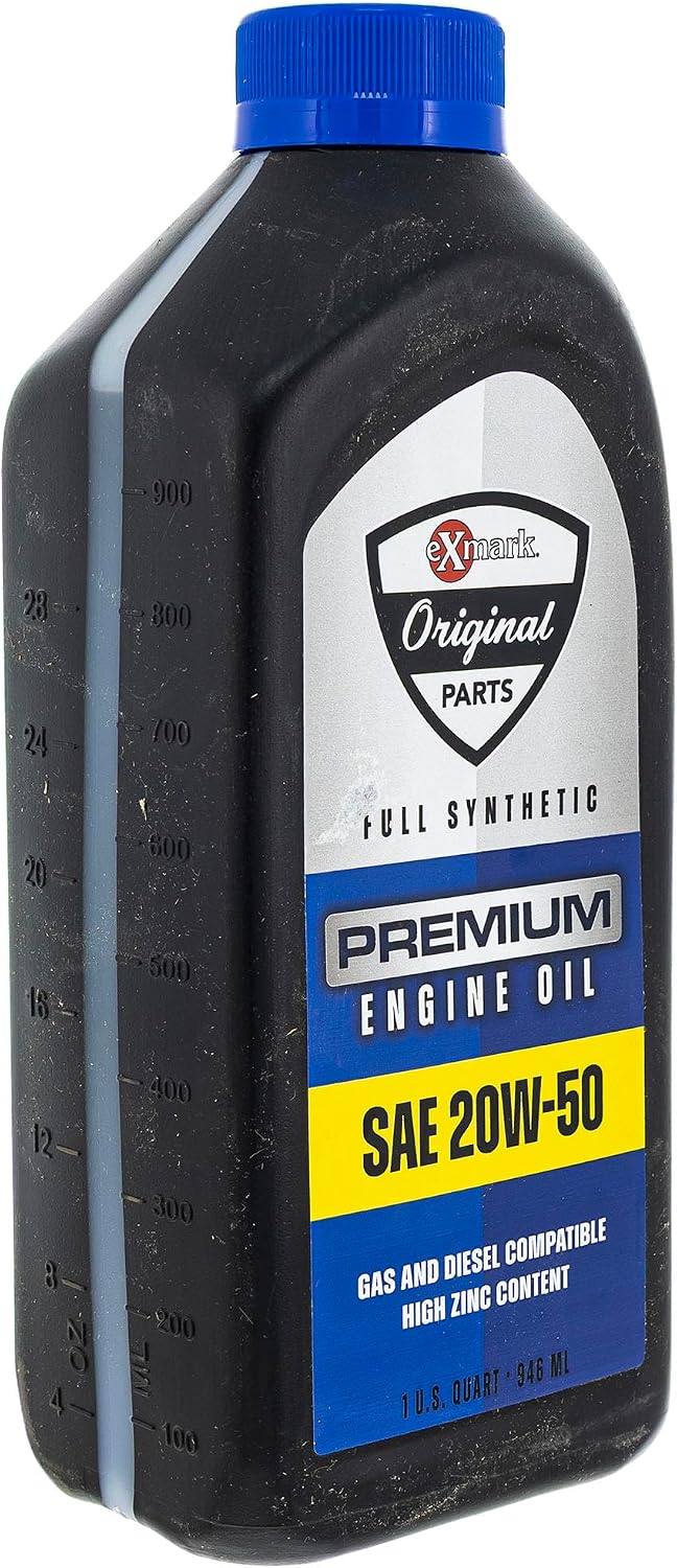 Exmark 135-3949 Engine Oil 20W-50 Full Synthetic 1 Quart Bottle