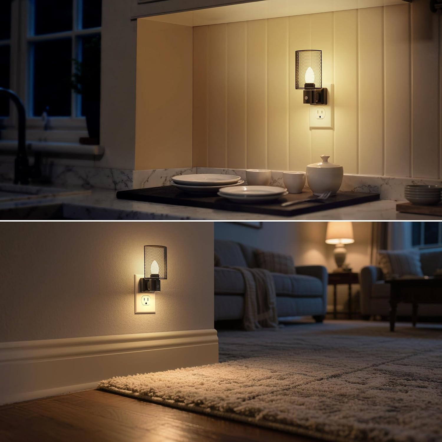 DORESshop Nights Lights Plug Into Wall, Plug in Night-Light, 3000K