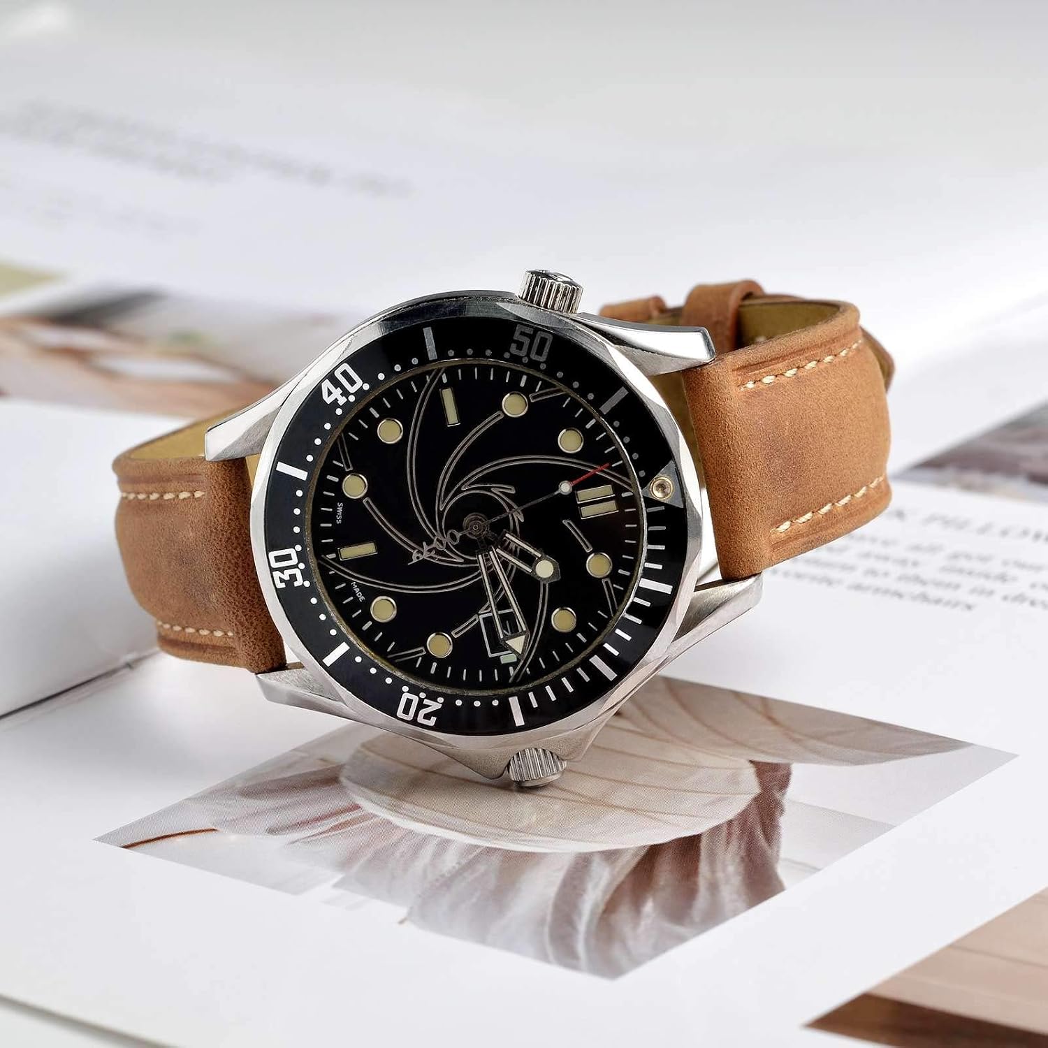BISONSTRAP Watch Strap, Vintage Leather Replacement Bracelet, Band Width-14mm 15mm 16mm 17mm 18mm 19mm 20mm 21mm 22mm 23mm 24mm
