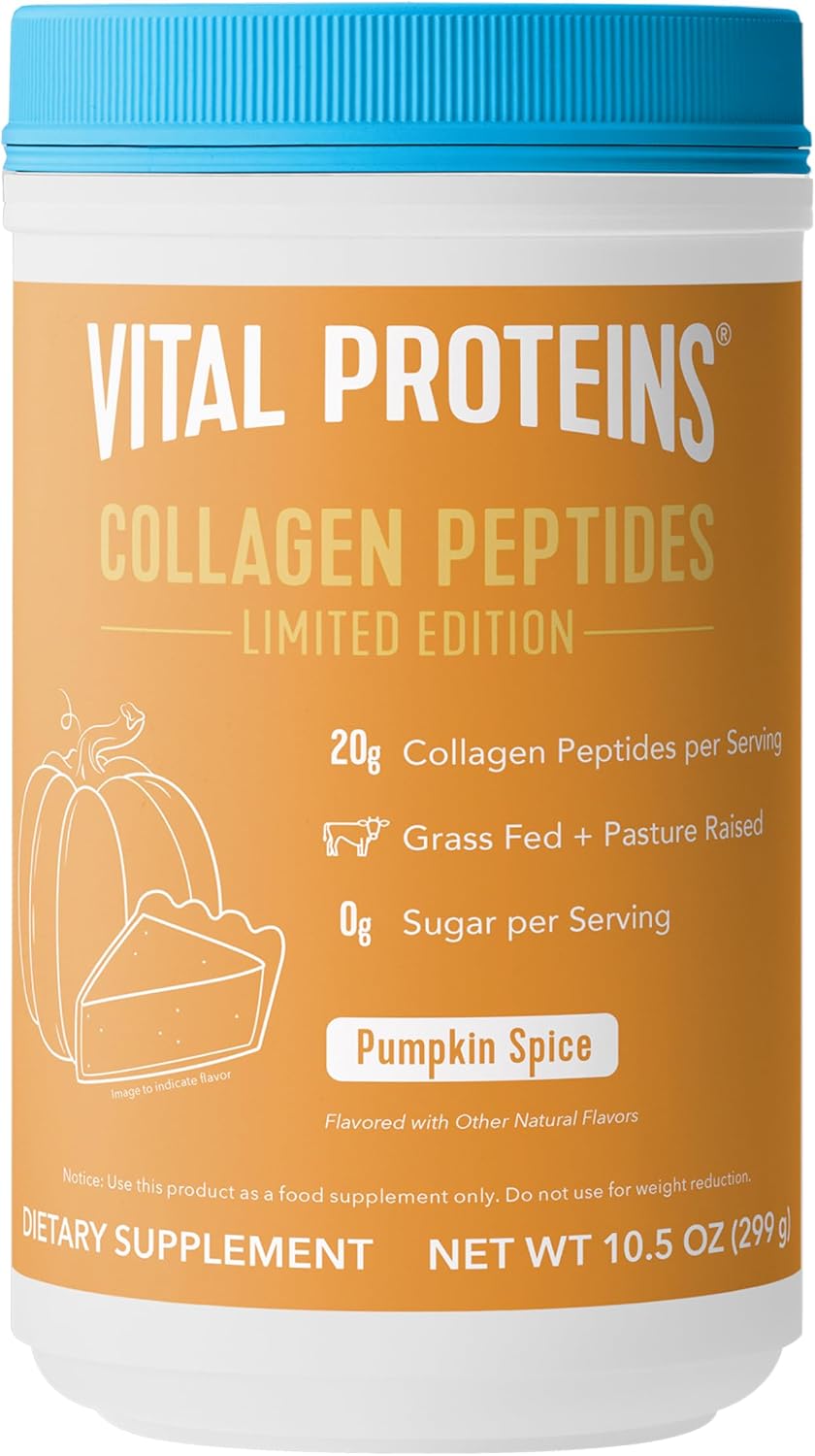 Vital Proteins Collagen Peptides Powder, Unflavored Stick Packs, 20 Count | 10g Hydrolyzed Collagen Peptide Per Packet, Supports Hair Skin & Nails, Travel-Friendly Stick Packs, 20 Servings