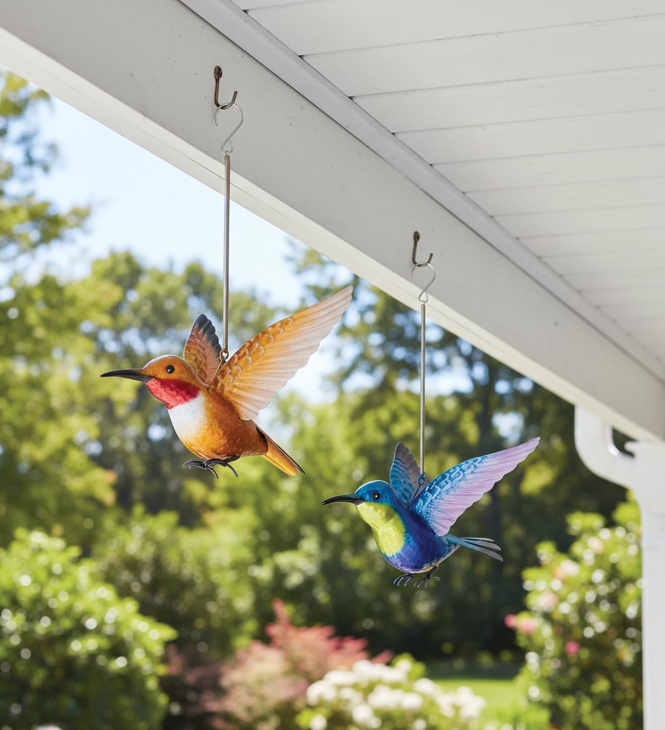 Regal Art & Gift Bird Bouncie, Hand-Painted Metal Spring Garden Decor