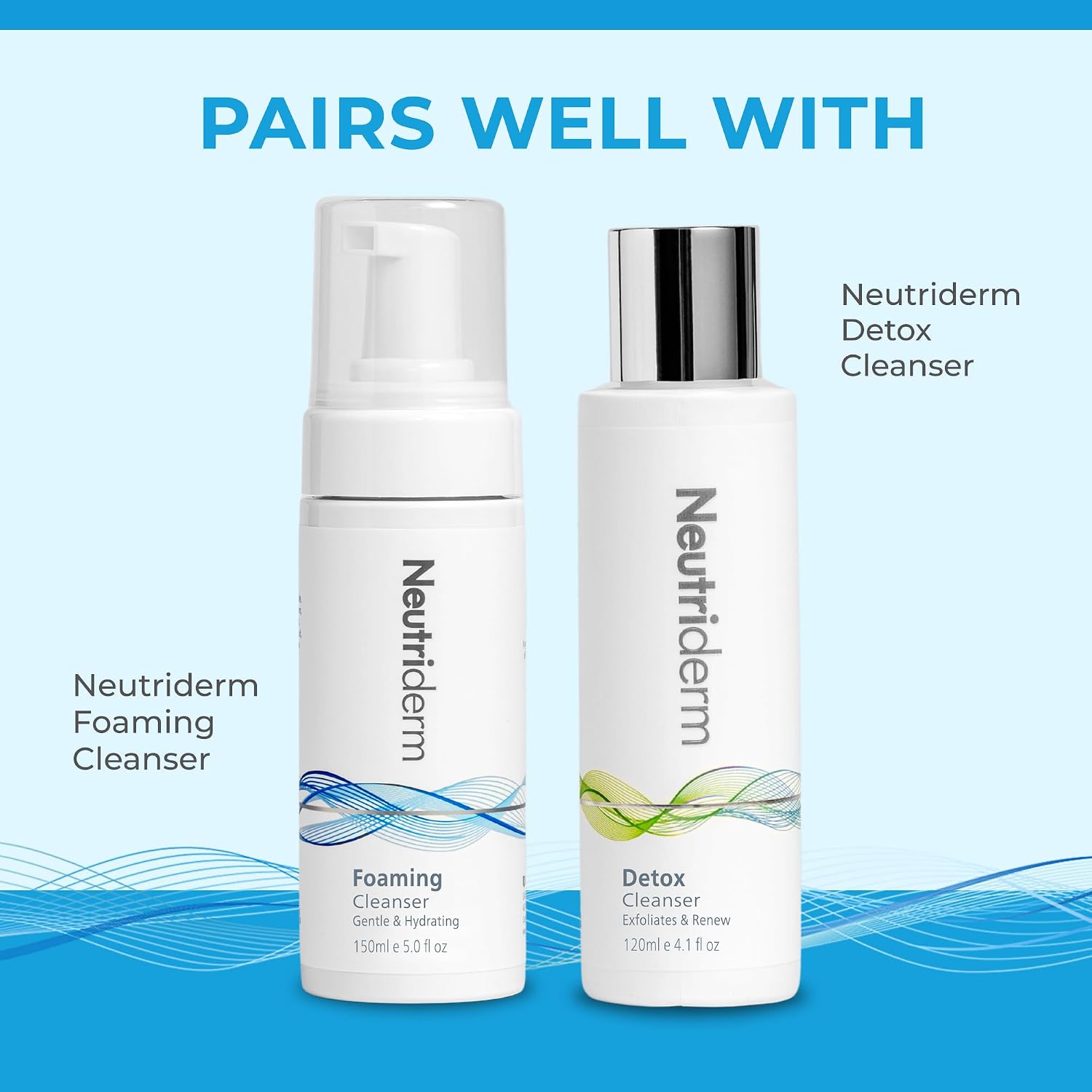 NEUTRIDERM Daily Face Moisturizer with Natural Vitamin E Cream, Moisturizing Lotion for Face and Body, Wrinkles, Dry, Acne-Prone