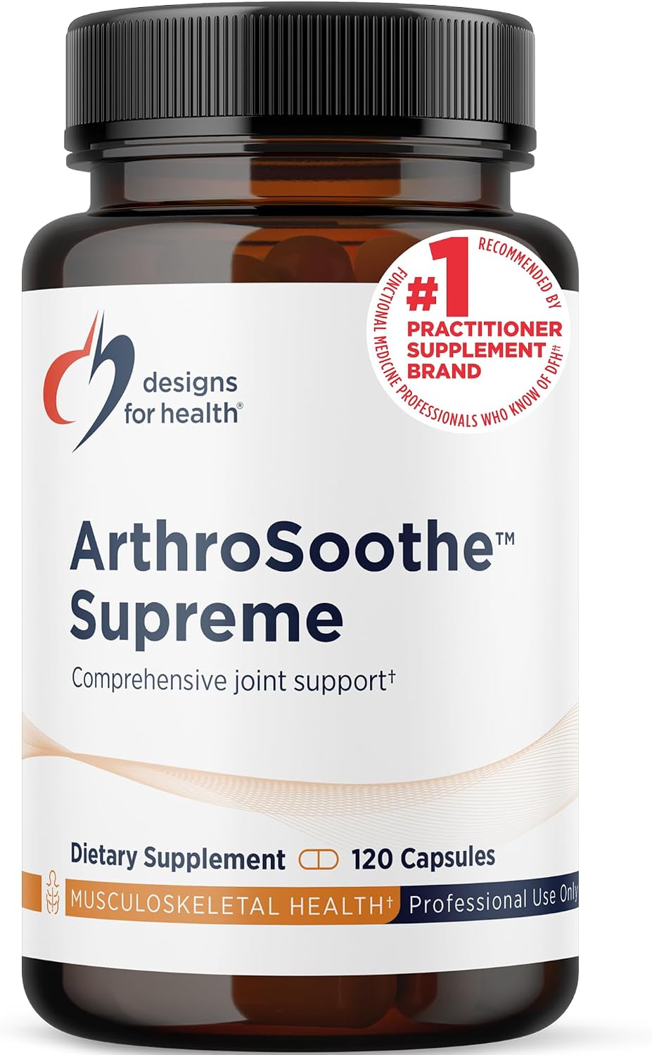 Designs for Health ArthroSoothe Supreme - Joint Support Supplement for Adults with Glucosamine Sulfate, Quercetin, Green Lipped Mussel, MSM