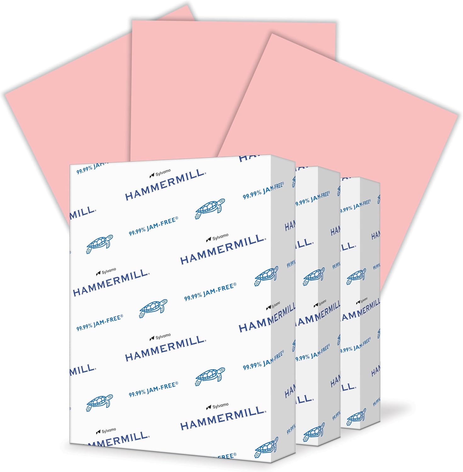 Hammermill Colored Paper, 20 lb Blue Printer Paper, 8.5 x 11 - Made in the USA, Pastel Paper, 103309R - 1 Ream (500 Sheets)
