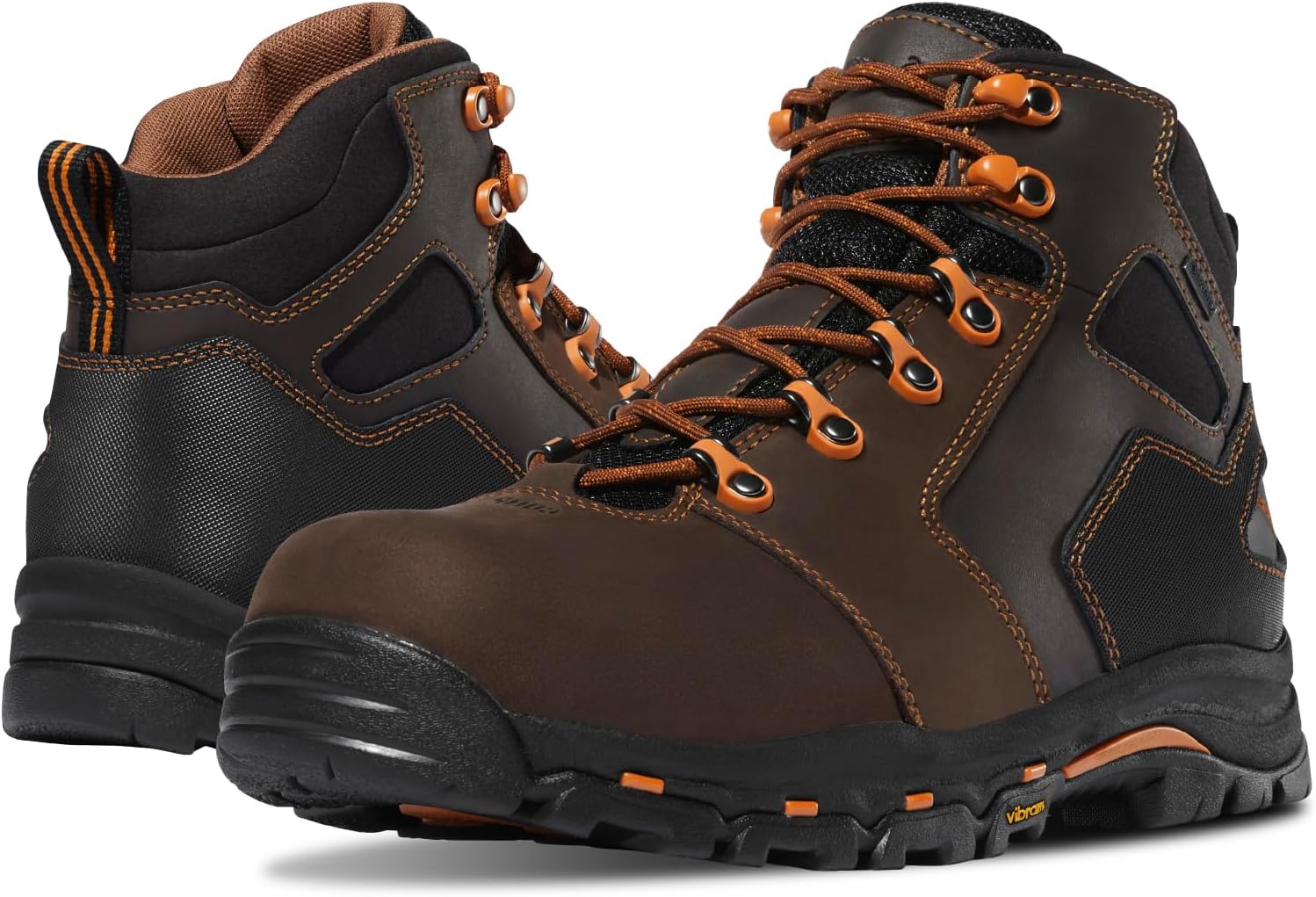 Danner Vicious Composite Toe Work Boots for Men, Waterproof, ASTM Approved | Composite Toe Boots for Men, For Electrical Hazard Work, Slip Resistant Grip, TPU Shank, Construction Boots