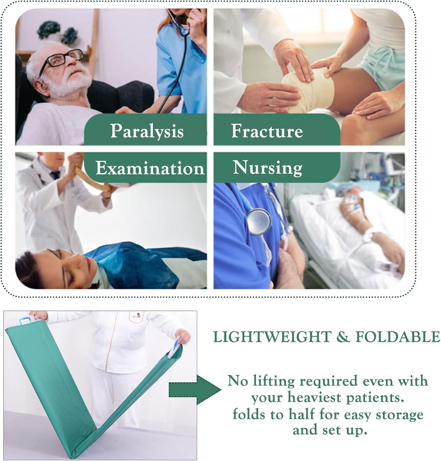 Rolling Patient Transfer Board