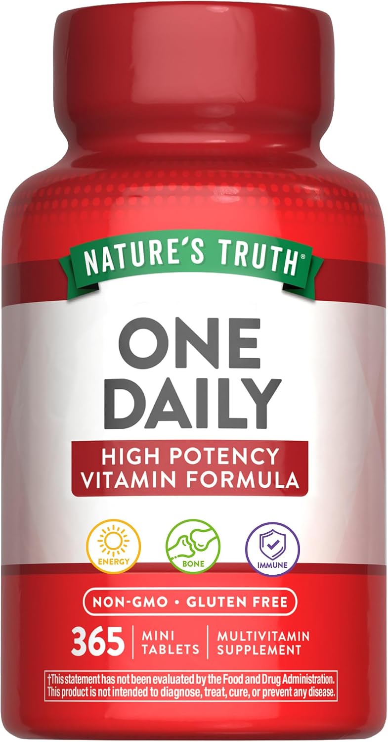 Nature's Truth One Daily Multivitamin for Men and Women | 365 Mini Tablets