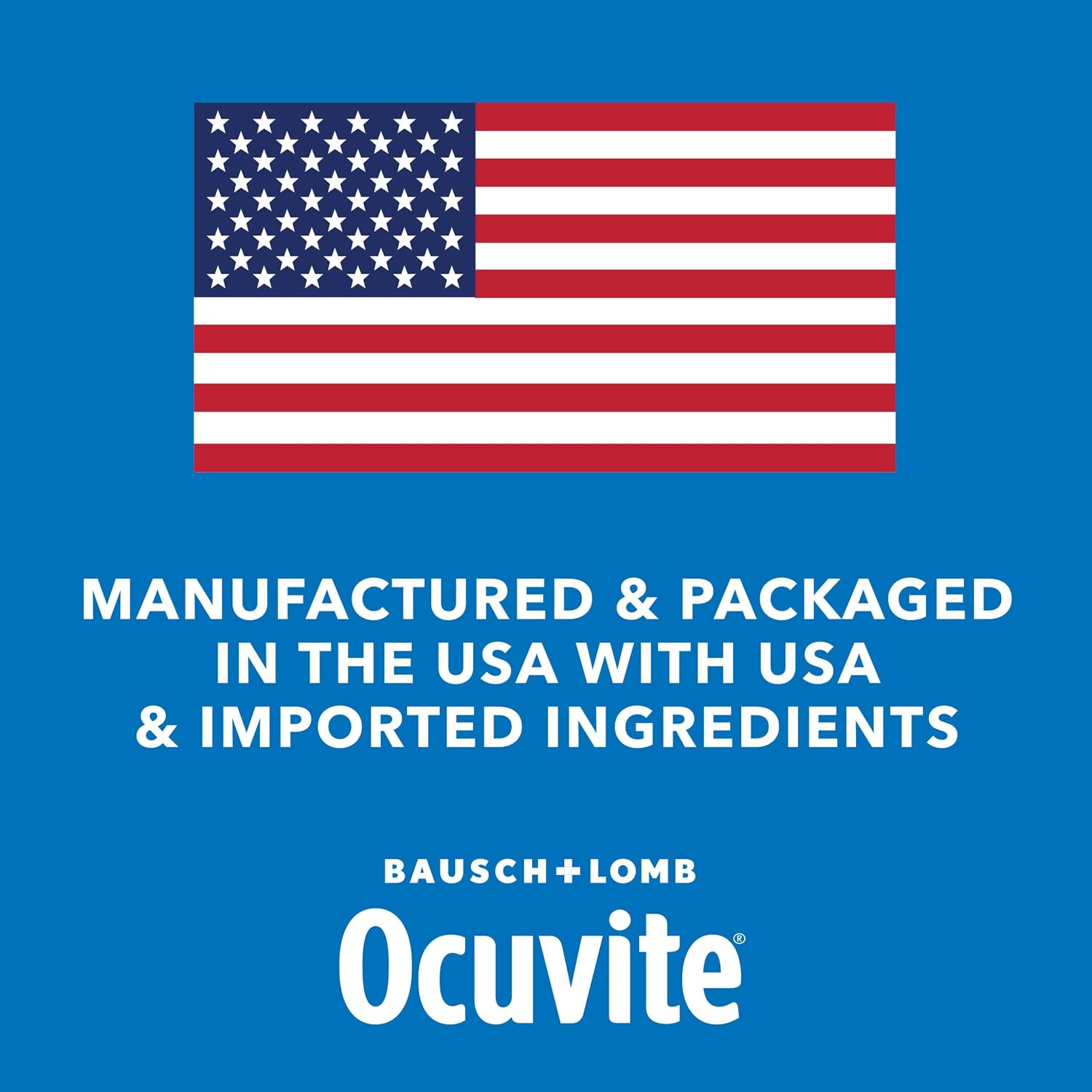 Ocuvite Eye Vitamin & Mineral Supplement, Gummy Multivitamin for Eyes, Zinc, Vitamin C & E