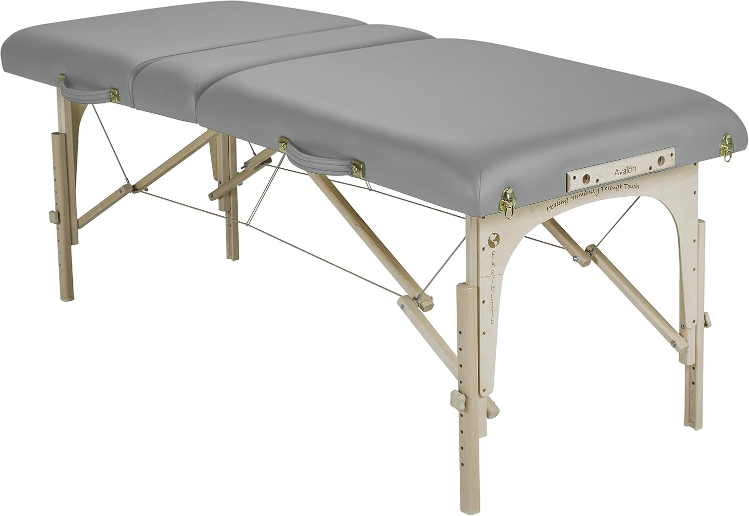 EARTHLITE Portable Massage Table Package AVALON – Reiki Endplate, Premium Flex-Rest Face Cradle & Strata Cushion, Carry Case (30”x73”)