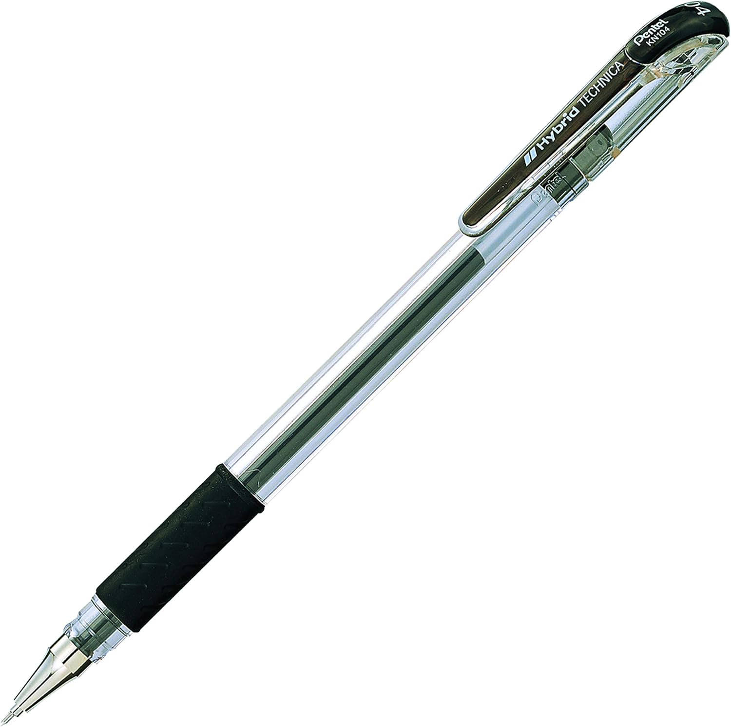 Pentel Arts Hybrid Technica Pen, (0.3mm), Ultra Fine Point, Black Ink, Box of 12 (KN103-A)