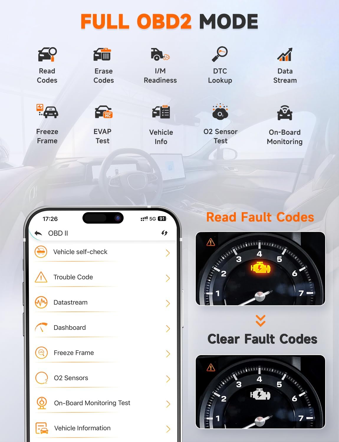 AUTOPHIX 3210 OBD2 Scanner for DIYers – Fix Check Engine Light