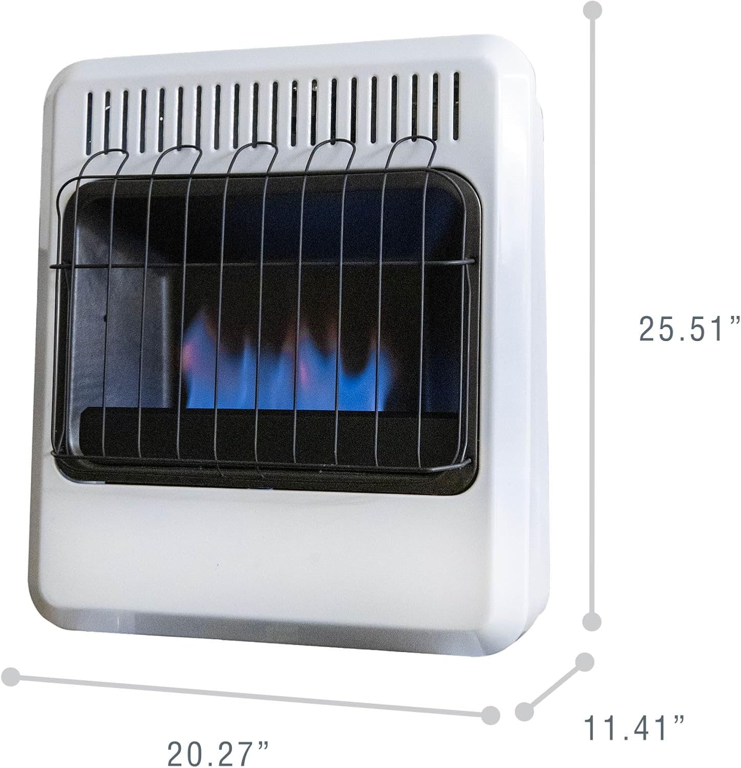 Mr. Heater 20,000 BTU Vent Free Blue Flame Dual Fuel Heater
