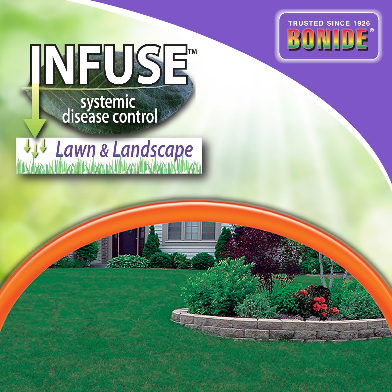 Bonide Infuse Lawn & Landscape Systemic Disease Control, 7.5 lb. | Ready-to-Use Granules, Fungicide for Turf & Ornamentals