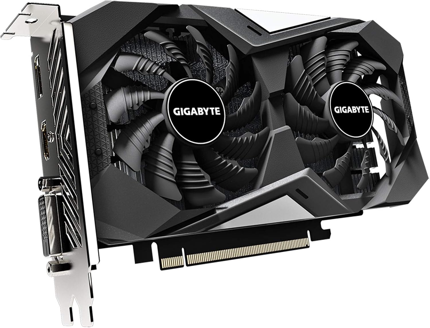 GIGABYTE GeForce GTX 1650 D6 WINDFORCE OC 4G (rev. 2.0) Graphics Card, 172mm Compact Size, 4GB 128-Bit GDDR6, GV-N1656WF2OC-4GD REV2.0 Video Card