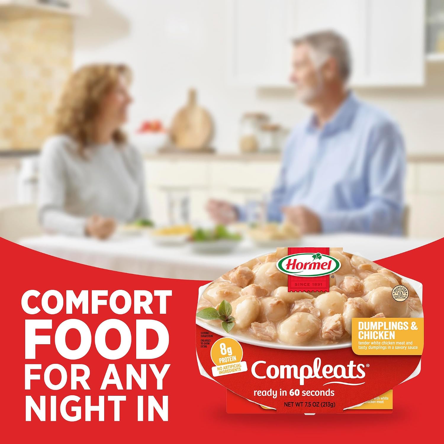 HORMEL COMPLEATS Chicken Alfredo Microwave Tray, 10 oz. (6 Pack)