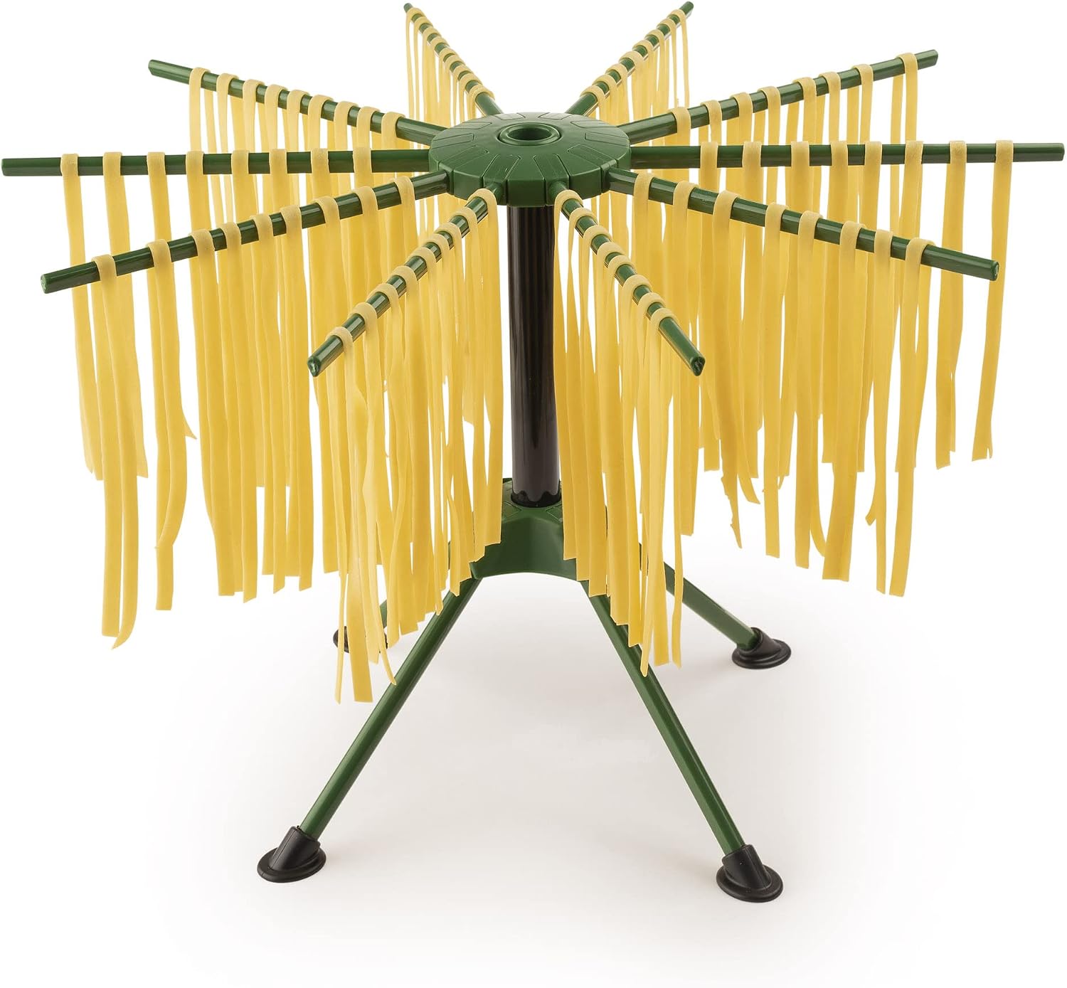 Fante's Collapsible Pasta Drying Rack, for Drying Spaghetti Fettuccine Angel Hair Linguini and Long Homemade Noodles