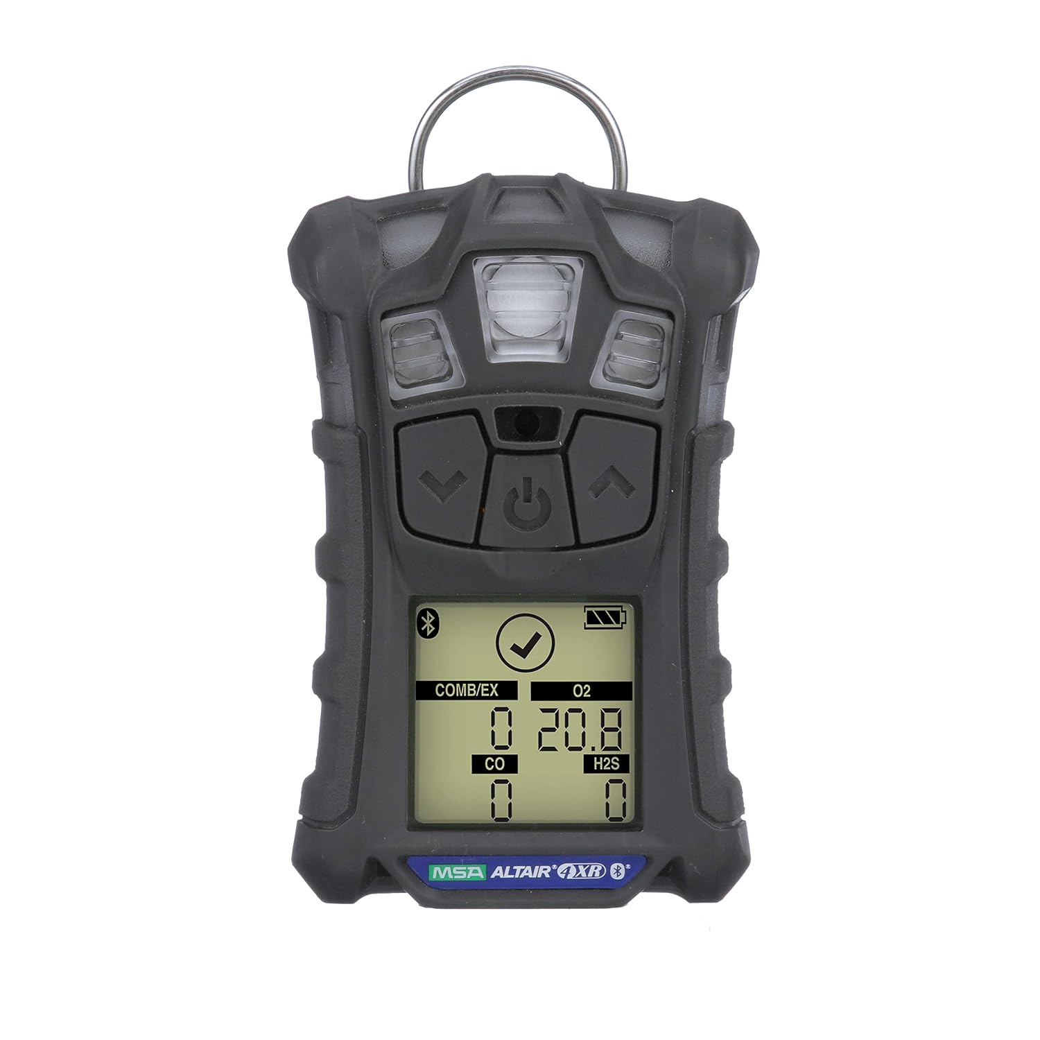 MSA 10178557 ALTAIR 4XR Multigas Detector - (O2, H2S, CO), Color: Charcoal, Battery Powered, Portable Gas Monitor, Durable, Handheld, UL/CSA Approval
