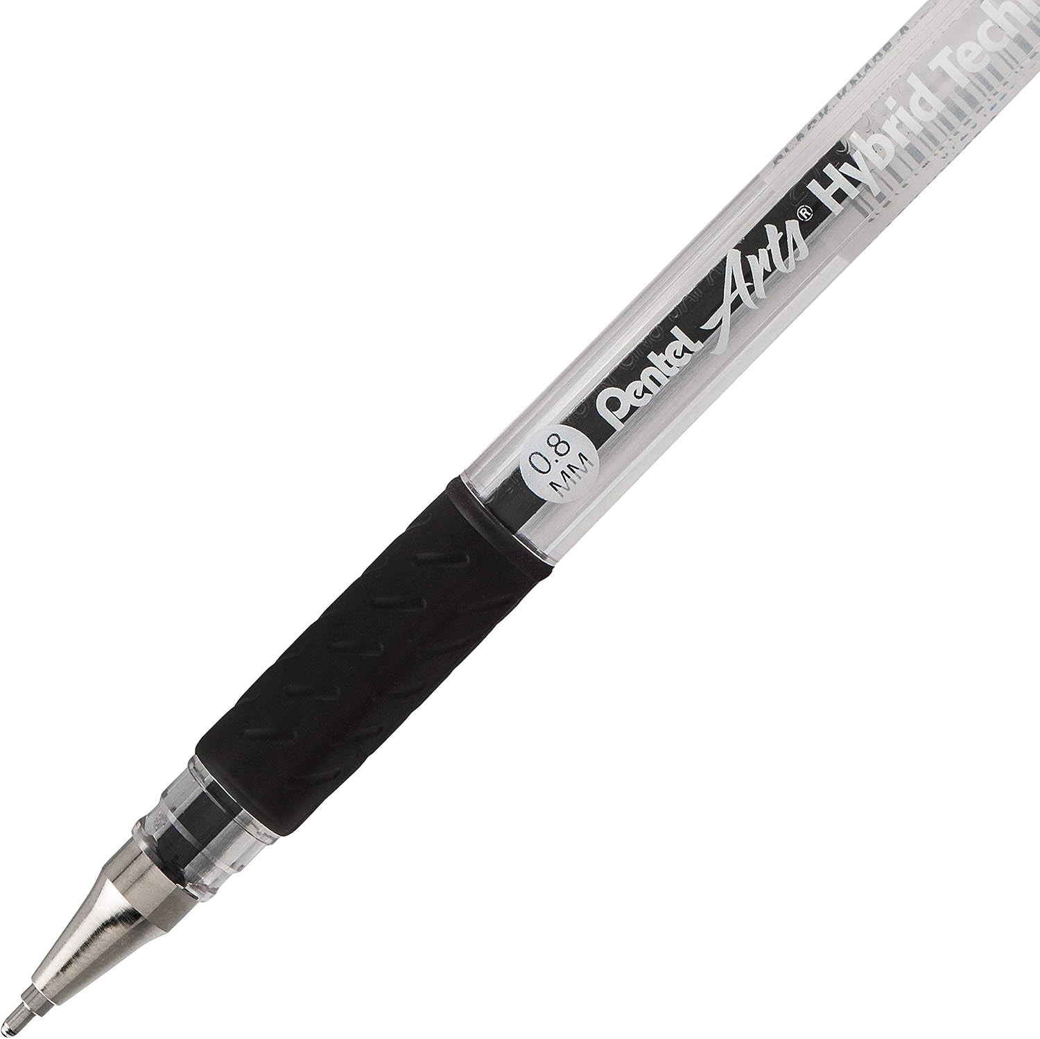 Pentel Arts Hybrid Technica Pen, (0.3mm), Ultra Fine Point, Black Ink, Box of 12 (KN103-A)