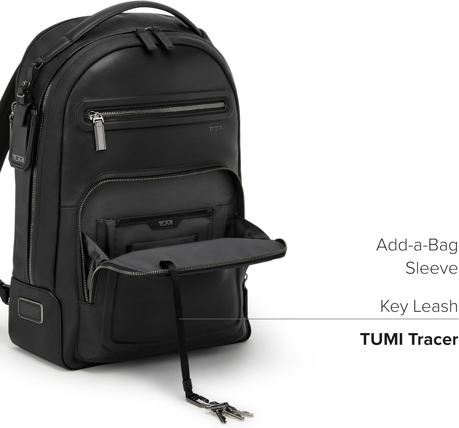 TUMI Harrison Warren Backpack, 15-Inch Laptop Backpack, Black Bombe