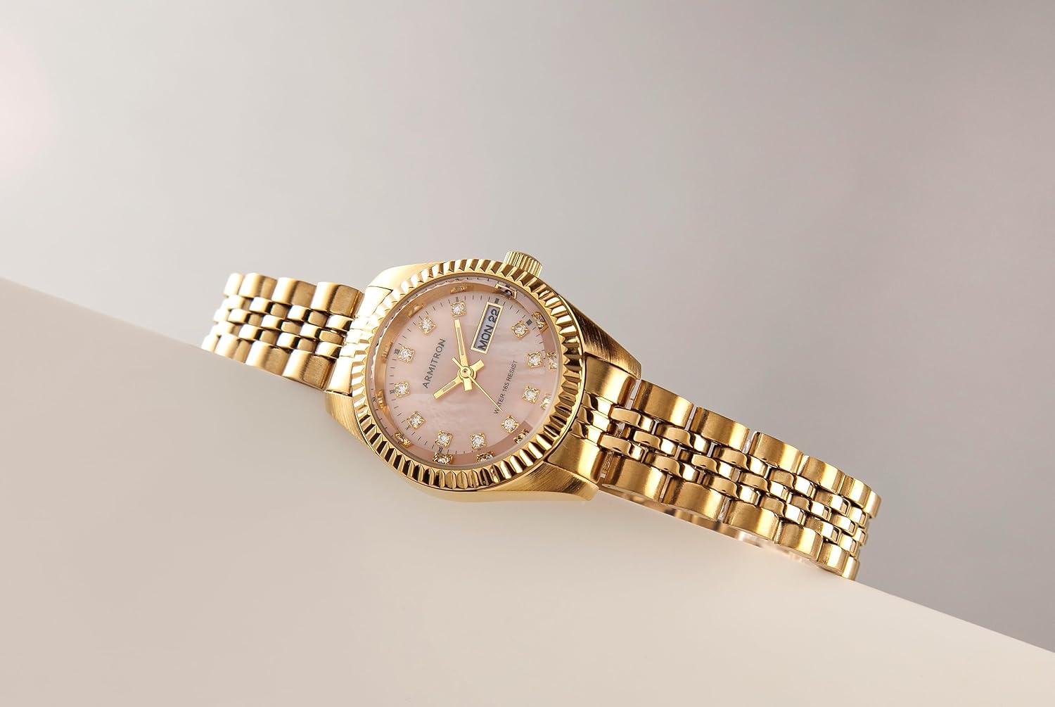 Armitron Women's Genuine Crystal Accented Bracelet Watch, 75-2475