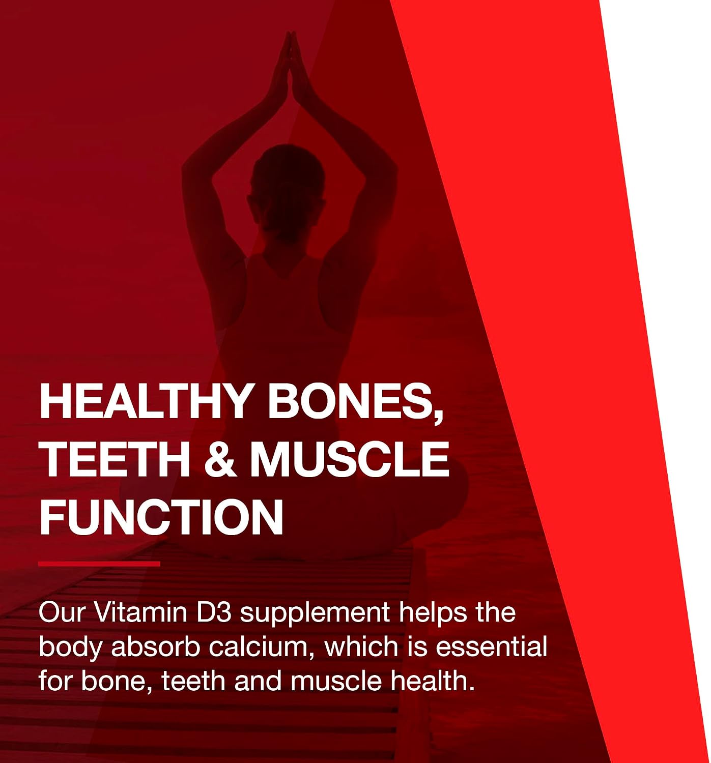 PROTOCOL FOR LIFE BALANCE - Vitamin D3 5000 IU (High Potency) Supports Calcium Absorption, Bone and Dental Health, Immune System Function