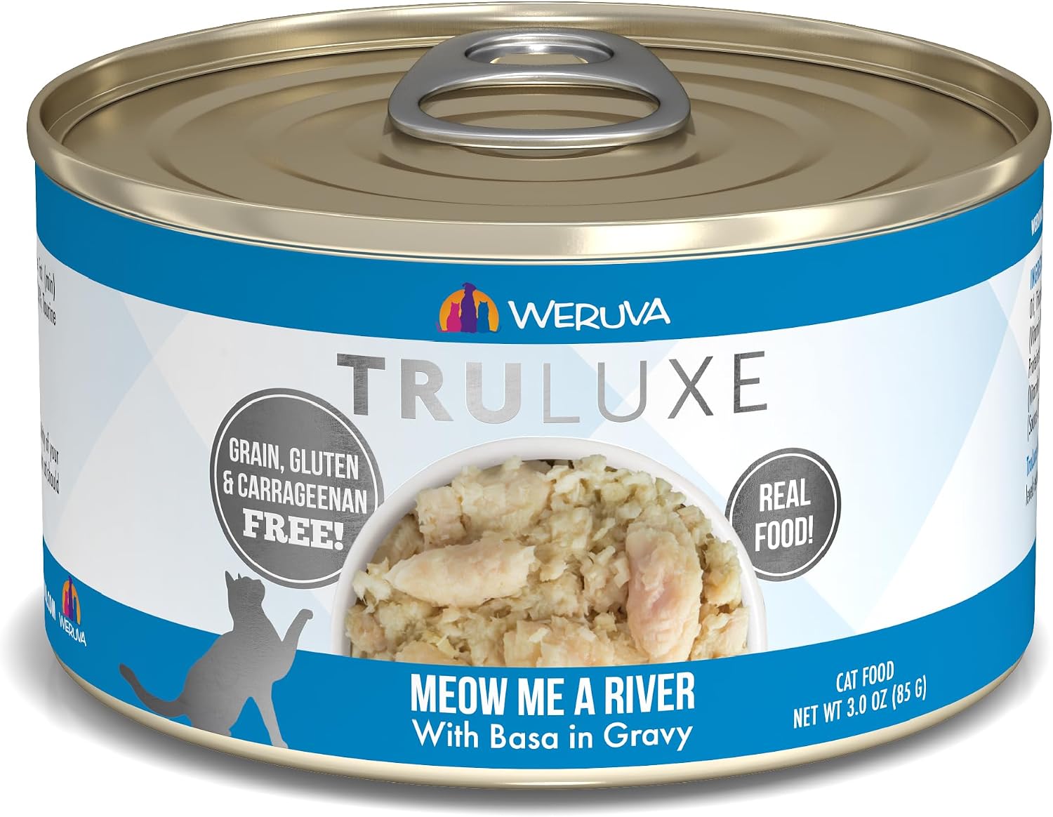 Weruva TruLuxe Cat Food, Peking Ducken with Chicken Breast & Duck Breast in Gravy, 3oz Can (Pack of 24)