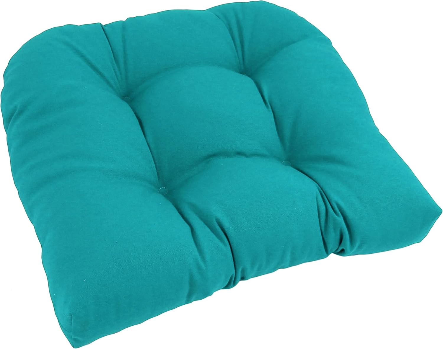 Blazing Needles Twill Rounded Back Chair Cushion,Sage, 19" x 19" 1 Count