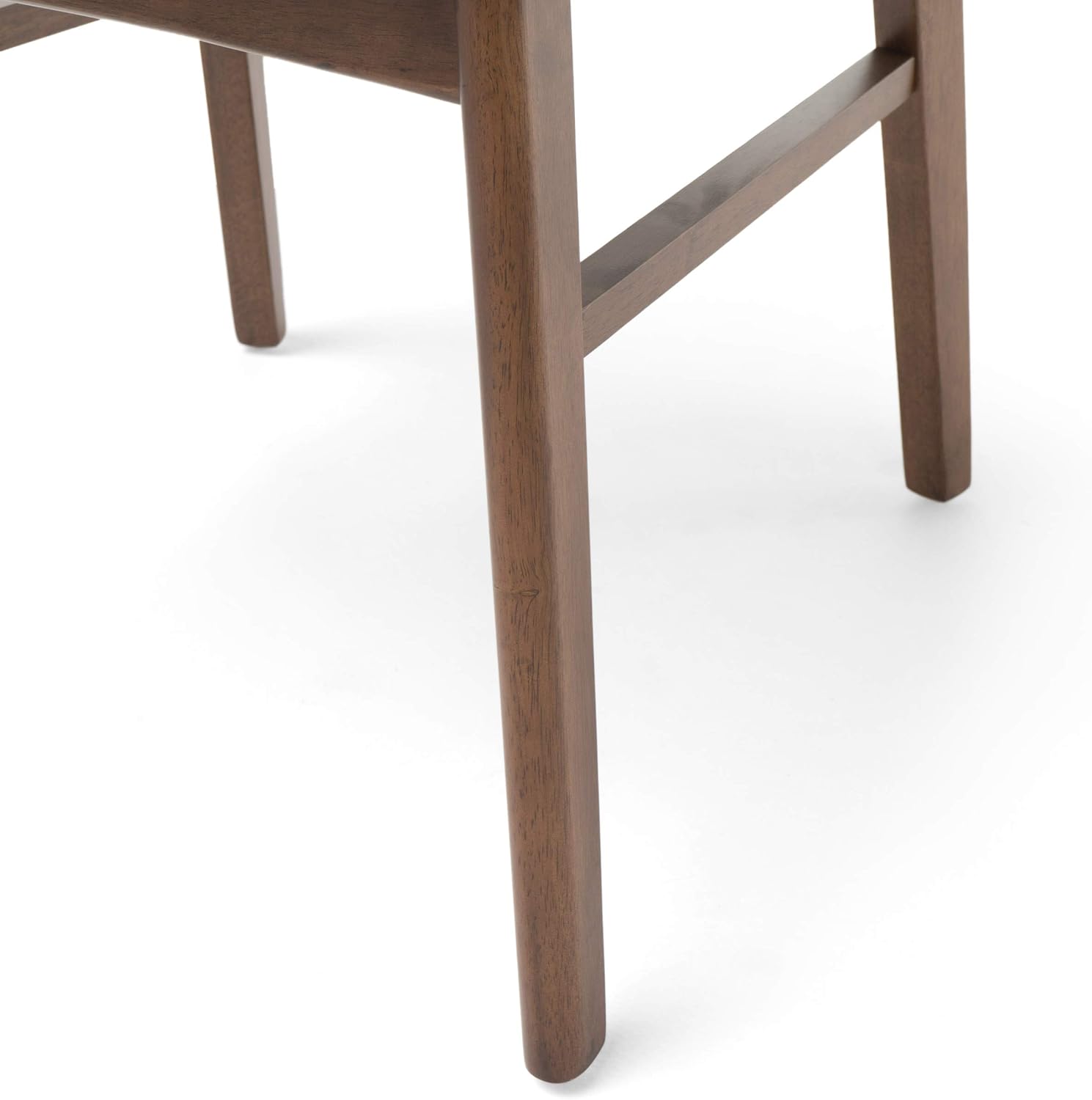 Christopher Knight Home Heather Mid-Century Modern Dining Chairs (Set of 4), Dark Gray and Natural Oak