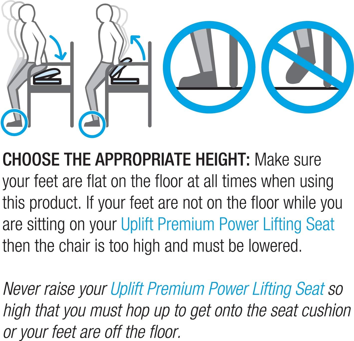 Carex Premium Power 20 inch Chair Lift for Stand Assist - Chair Lift Assist Devices for Easy Lift Assist - Fully Electric Power Seat for 100% Sit to Stand Lift Supports up to 300 lbs
