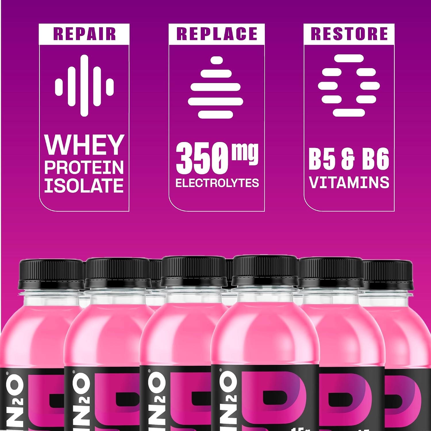 Protein2o 15g Whey Protein Infused Water, Peach Mango, 16.9 Oz Bottle (Pack of 12)