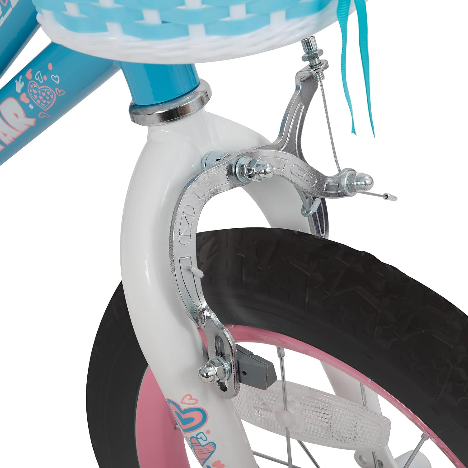 JOYSTAR Angel Girls Bike for Toddlers and Kids Ages 2-12 Years | 12-20 Inch Kids Bike with Training Wheels & Basket, 20 24“ Bicycle with Kickstand