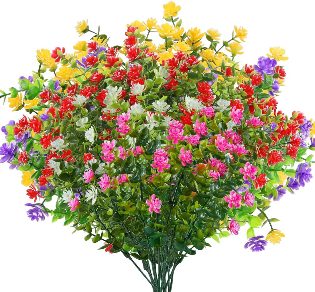 6 Bundles Artificial Flowers
