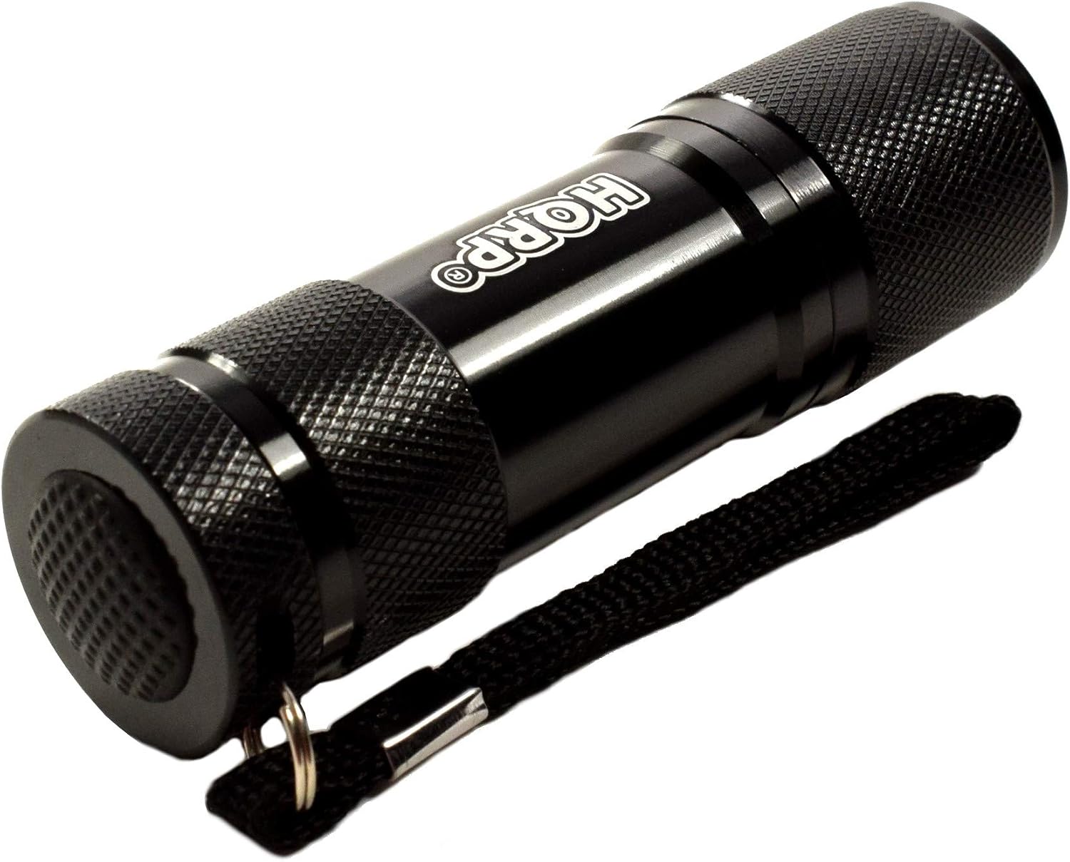 HQRP Professional 365 nM 9 LED Gemstone and Mineral Inspection, Identification, Fluorescence, Glow Flashlight Blacklight