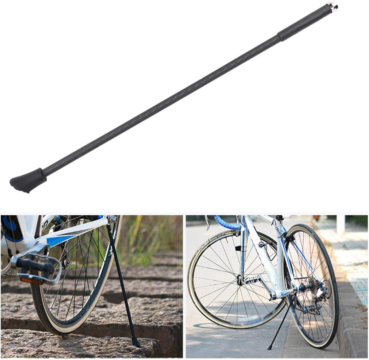 Alomejor bike kickstand, lightweight foldable bicycle stand for commuters road mountain bikers outdoor adventures travel commuting cycling trips