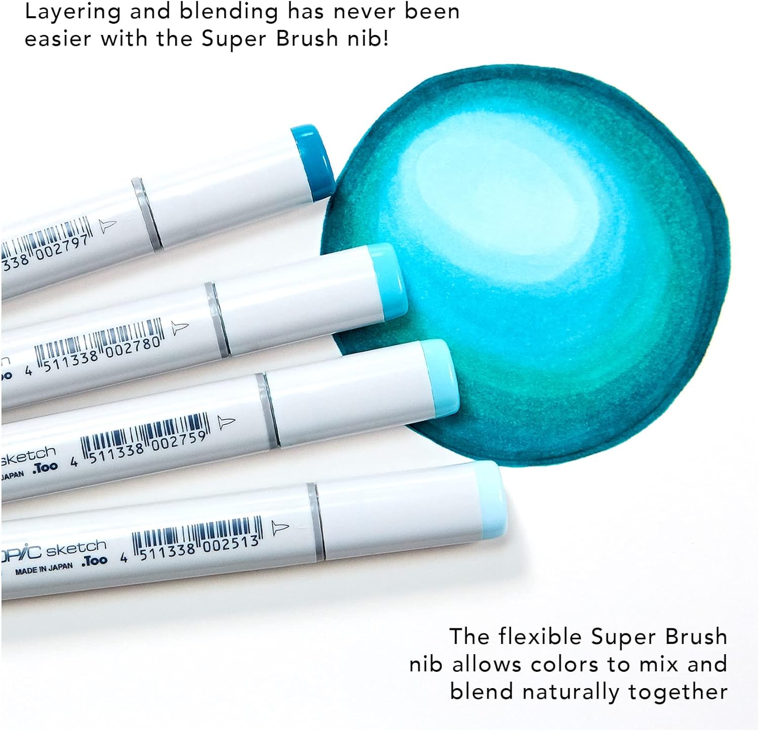 Copic Sketch, Ultra-blendable Alcohol Markers, 72pc Set C