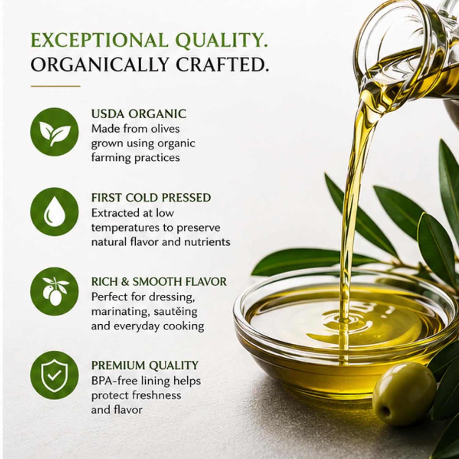 ZOE Extra Virgin Olive Oil 3L (101.4 fl oz) | Freshly Harvested, First Cold-Pressed | High Polyphenol, Hand-Selected Olives from Spain | Fruity Flavor, Rich Aroma | BPA-Free Tin
