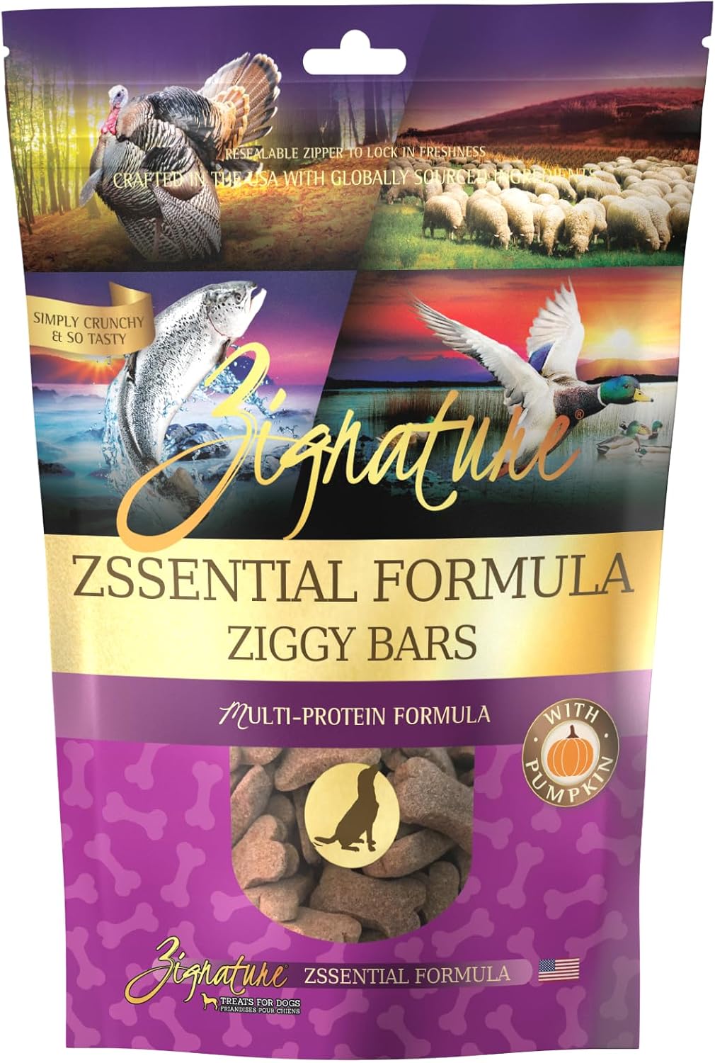 Zignature Duck Limited Ingredient Formula Biscuit Dog Treat 12oz