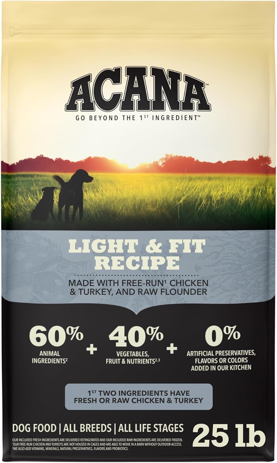 ACANA Grain Free Dry Dog Food Red Meat Recipe 4.5lb. Bag | Freeze Dried, Grain Free, High Protein, Made in the USA, Omega-3 Fatty Acids, Digestive Health, Global Quality Ingredients