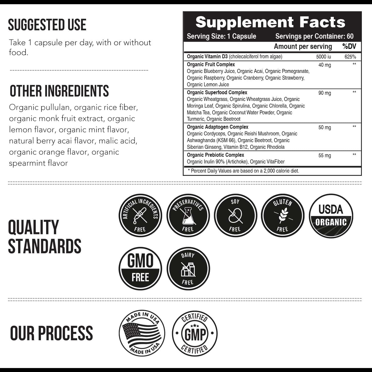 Plant-D3 Organic Vitamin D3 5000 IU - Vegan
