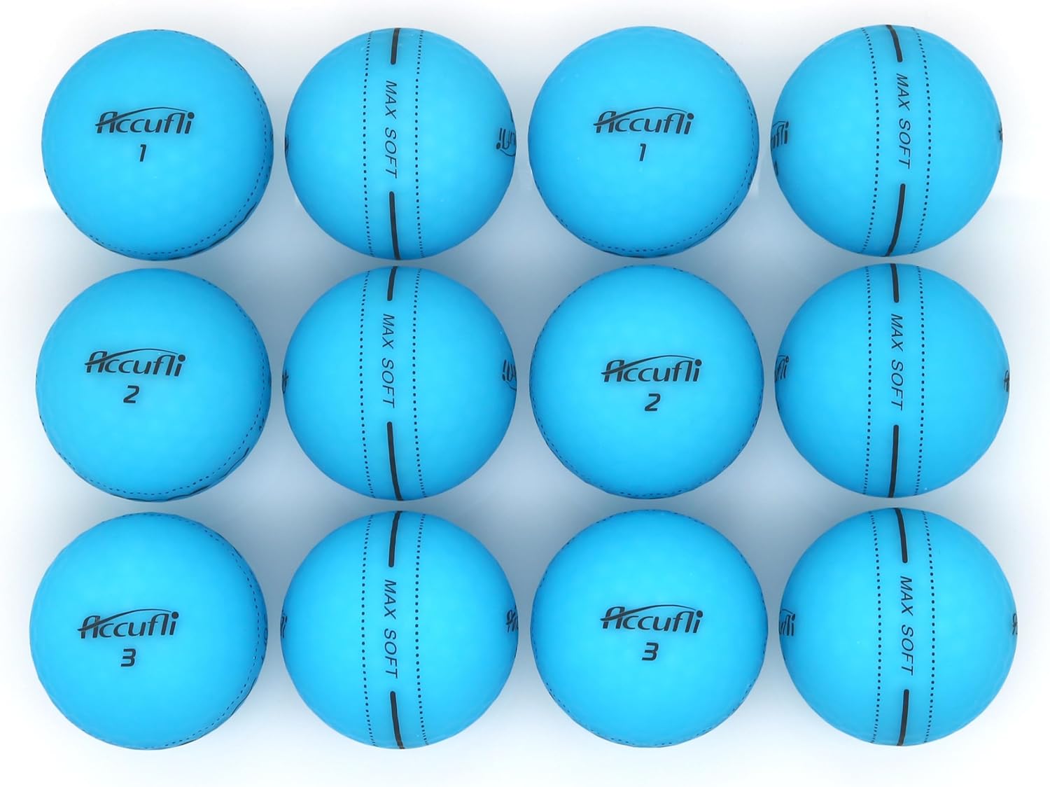 ACCUFLI Max Soft Matte Golf Balls