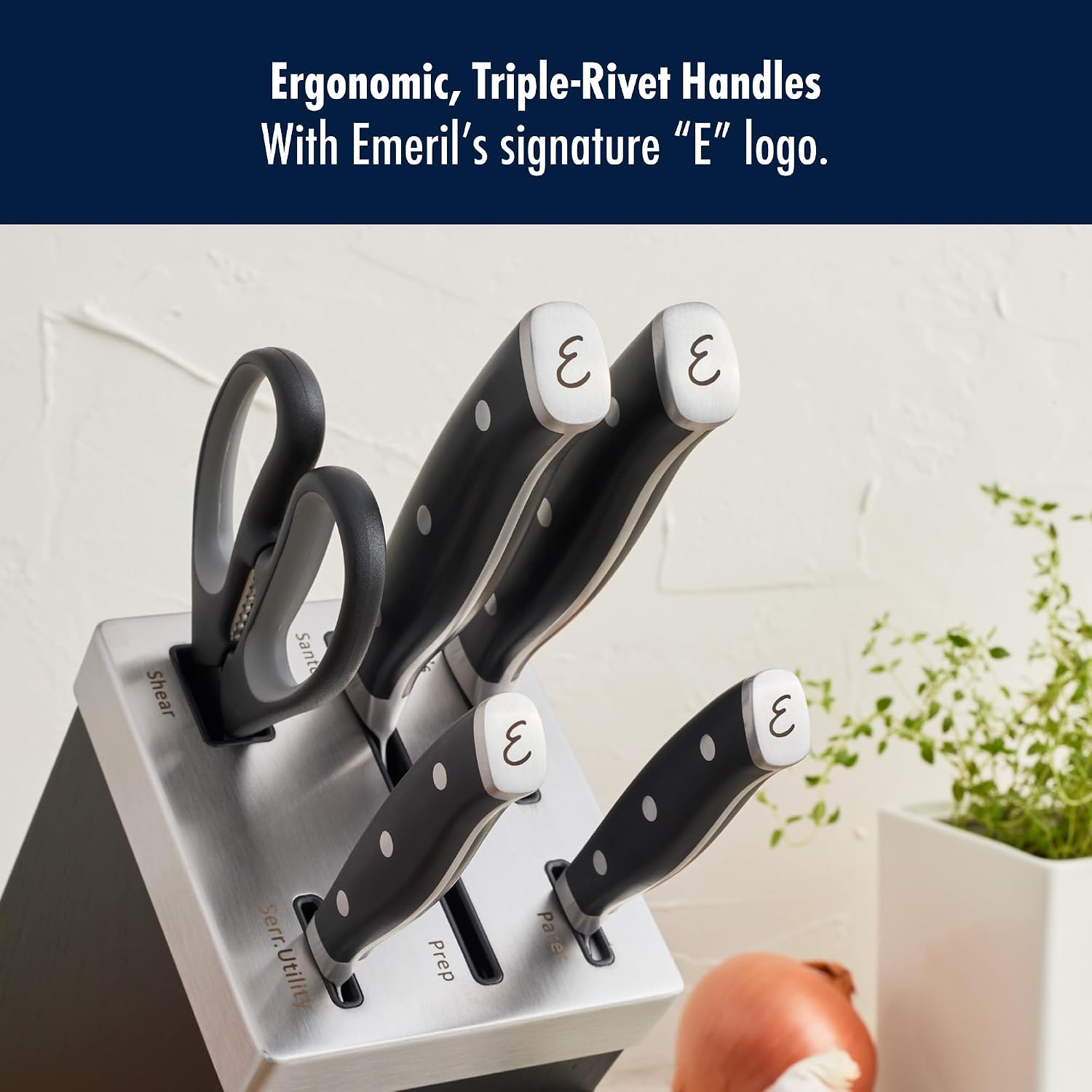 Henckels x Emeril, Nola Self Sharpening 7-Pc Knife Set