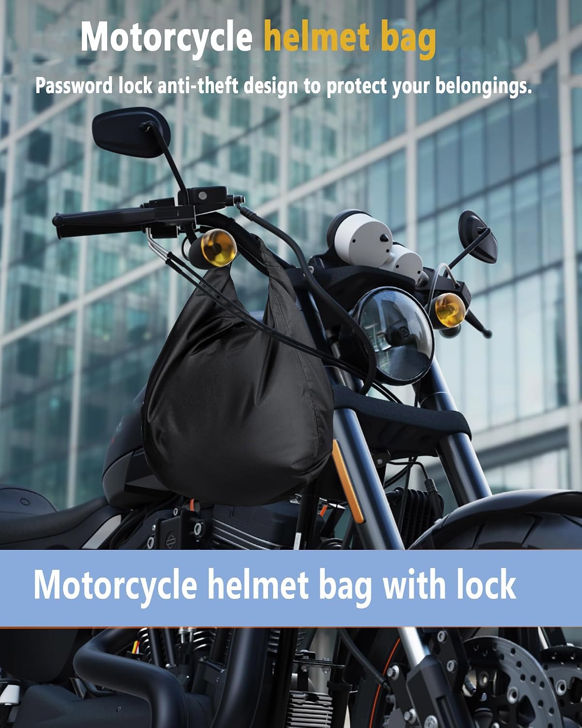 Motorcycle Helmet Bag for HJC CS-R3 II 2022-2026, 30L Outdoor Lightweight Durable Oxford Cloth Helmet Bag