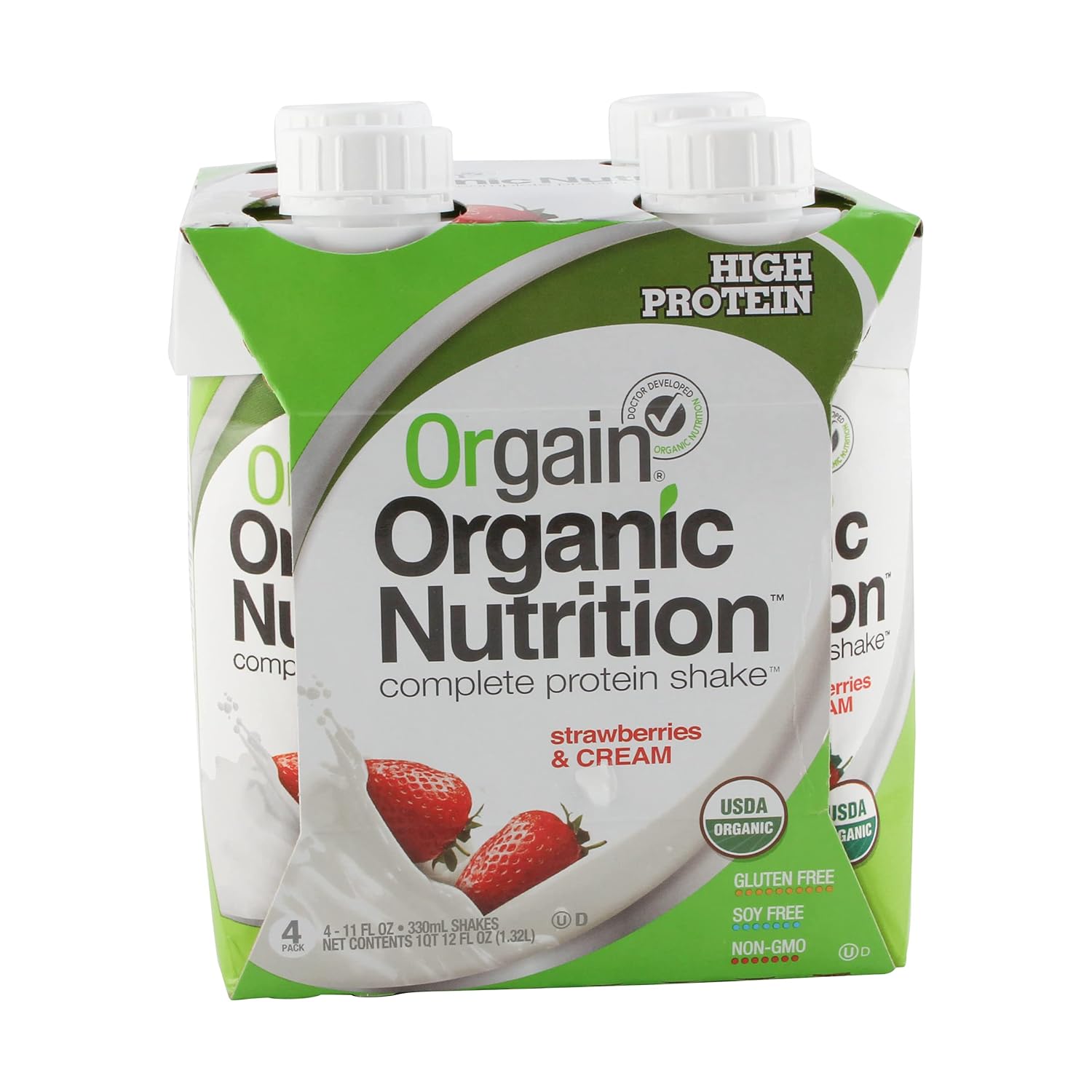 ORGAIN Organic Creamy Chocolate Fudge Drink, 11 FZ