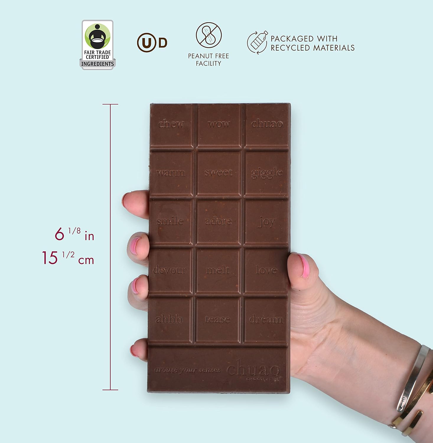 Chuao Chocolatier Ravishing Rocky Road Milk Chocolate Bars | Gourmet Almond Vegan Marshmallows Artisan No Preservatives | 10 Pack (2.8 oz each)