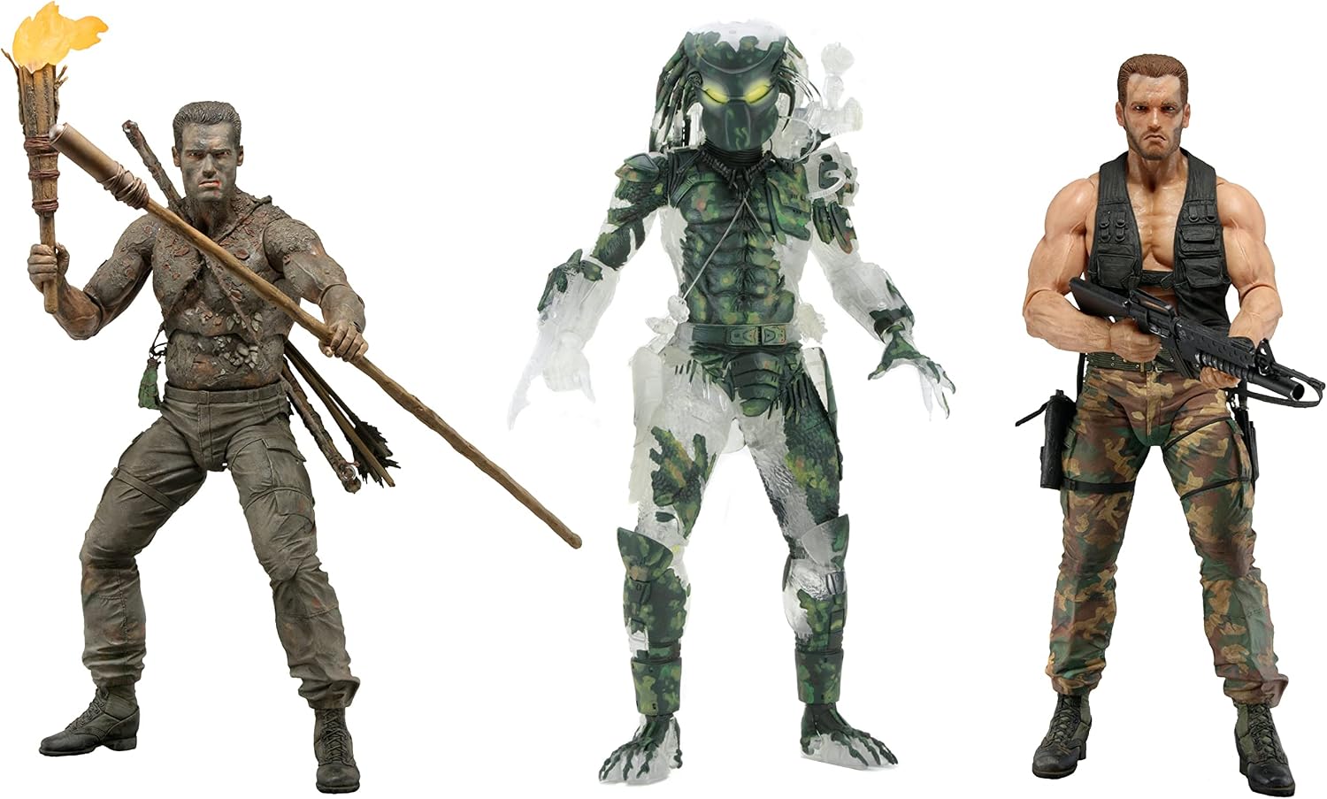 NECA - Predator - 7" scale action figure - 30th anniversary Jungle Extraction Dutch | Predator 30th Anniversary 7 Inch Action Figure Special Series